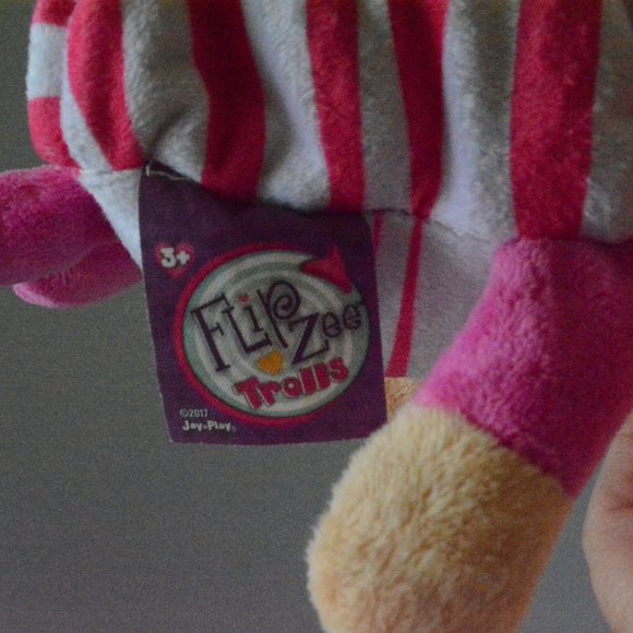 Flip Zee 2 in 1 Trolls Plush Pink Elf Doll Toy 15" - Picture 9 of 9